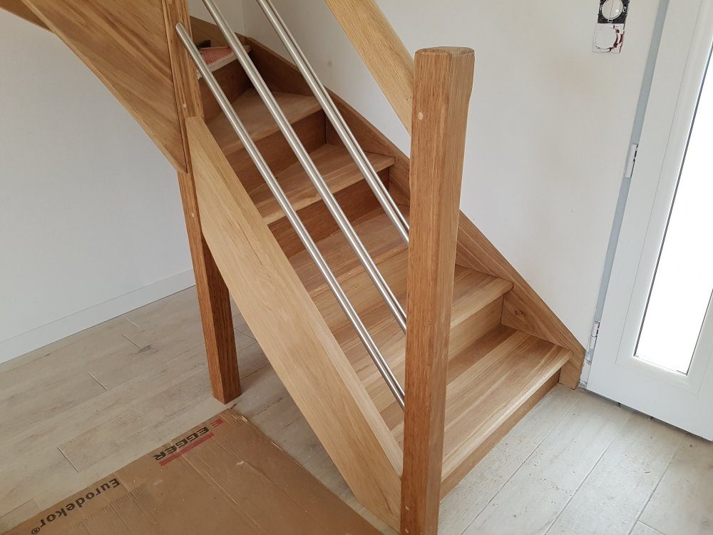 Escalier en bois | Chauvigny - Saint-Benoît | DUAU entreprise